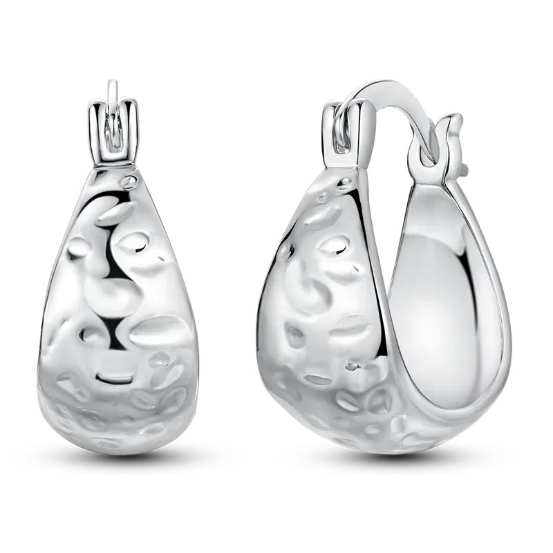 925 Sterling Silver Love Feather Moon Star Heart Earrings Fit Original Charms Hoop for Women Girls Stud Earring Jewelry Gifts