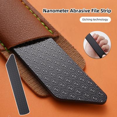 Nano abrazivní pilník na ruce a nohy Odstraňovač mozolů a odumřelé kůže Pilník na broušení chodidel Omyvatelný Odolný pilník na nehty Exfoliační skleněný pilník