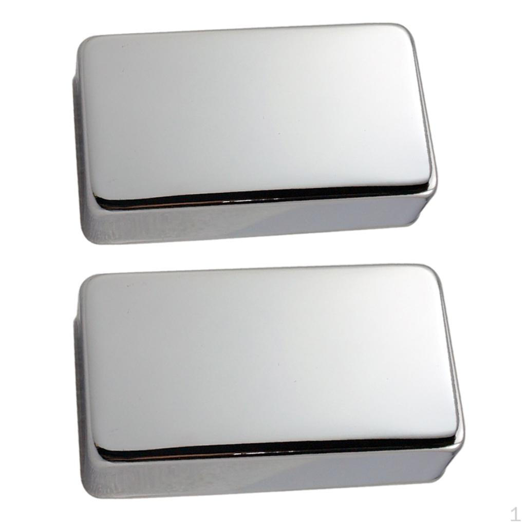 

2 шт. герметичных чехлов для звукоснимателей для электрогитары серебряный