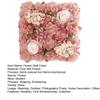 30cm Artificial Rose Flower Wall Panel Wedding Bridal Baby Shower Party DIY Square 3D Floral Wall Backdrop Decoration Photo Prop