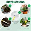 6pcs Plant Watering Globes - Small Glass Self Watering Bulbs Up To 5 Days of Irrigation - for Indoor & Outdoor Plants