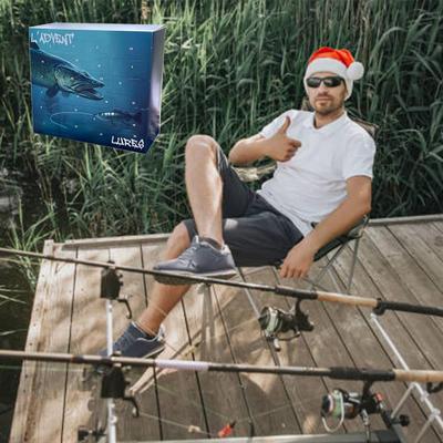 Fishing Advent Calendar 2025 Christmas Countdown Calendar Christmas Advent Calendar Xmas Surprise Gift for Fisher