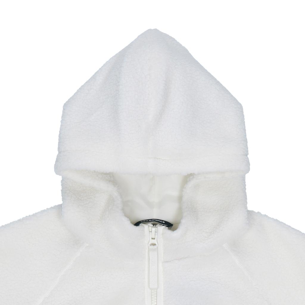 New Balance Women's Zip-Up Hooded Jacket White AWJ13350-AGA