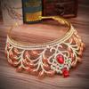 Baroque Luxury Big Crystal Leaf Bridal Tiaras Crowns Diadem Pageant Prom Rhinestone Veil Tiara Headband Wedding Hair Accessories