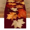 Mantel Decorativo de Calabaza y Hoja de Arce para Acción de Gracias de Otoño para el Hogar y el Comedor