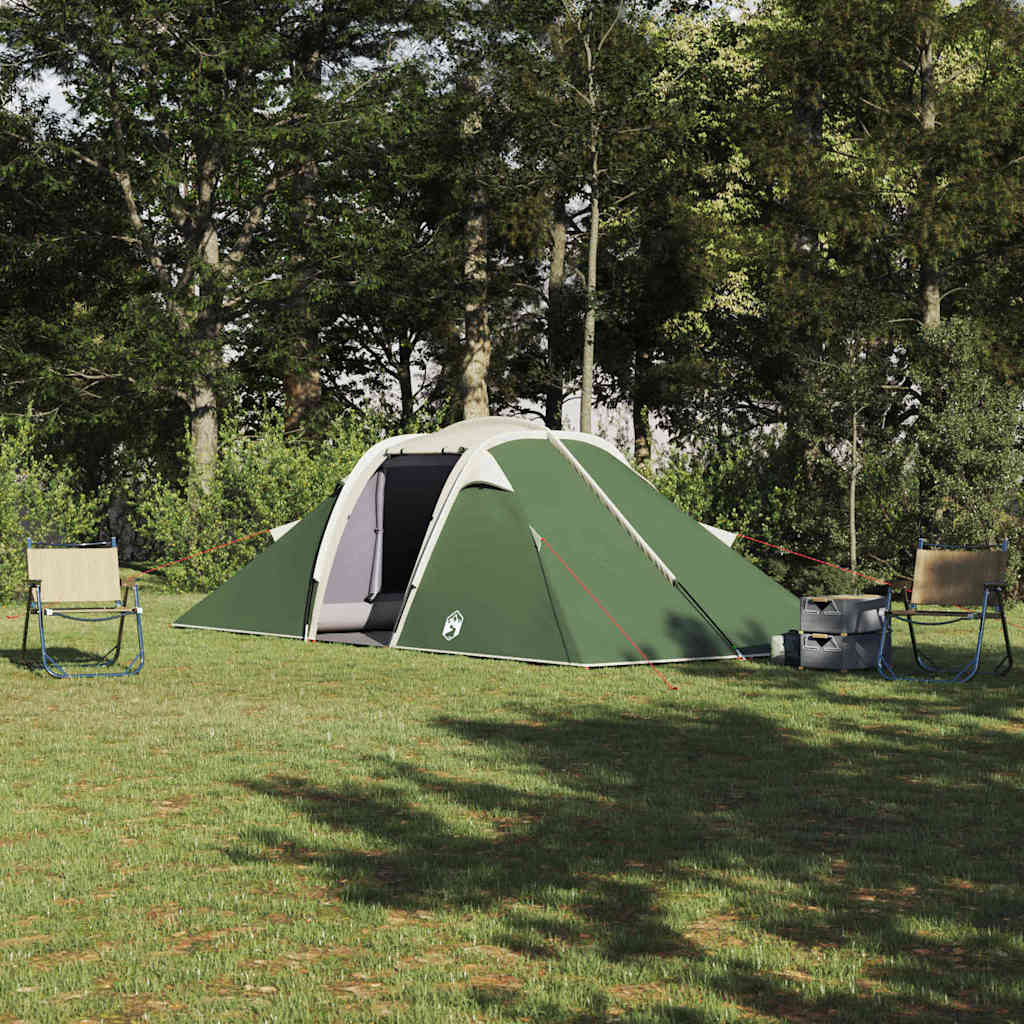 Tunnel Tent with Roof and Storage Green 510 x 240 x 156 cm Taffeta