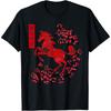 Lunar New Year Happy Chinese New Year of The Horse 2026 TShirt Women Tops Shortsleeve Tops High Quality Cotton Cothes