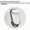 Rust-resistant Coat Hooks 5PCS Wall Self-Adhesive Waterproof Strong Bathroom Load-Bearing Rust-Resistant Hook for Kitchen Bathrobe