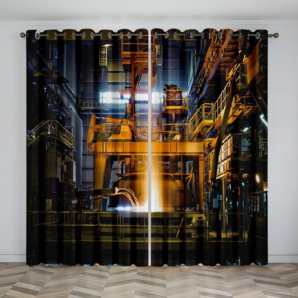 Různé styly série Dark Vzor vysoce zatemňovacích závěsů Ložnice a obývací pokoje Silná zatemňovací závěsa Vícebarevný závěs