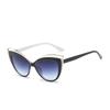 Vintage Cat Eye Sunglasses Women Designer Metal UV400 Mirror Classic Retro Oculos De Sol Feminino