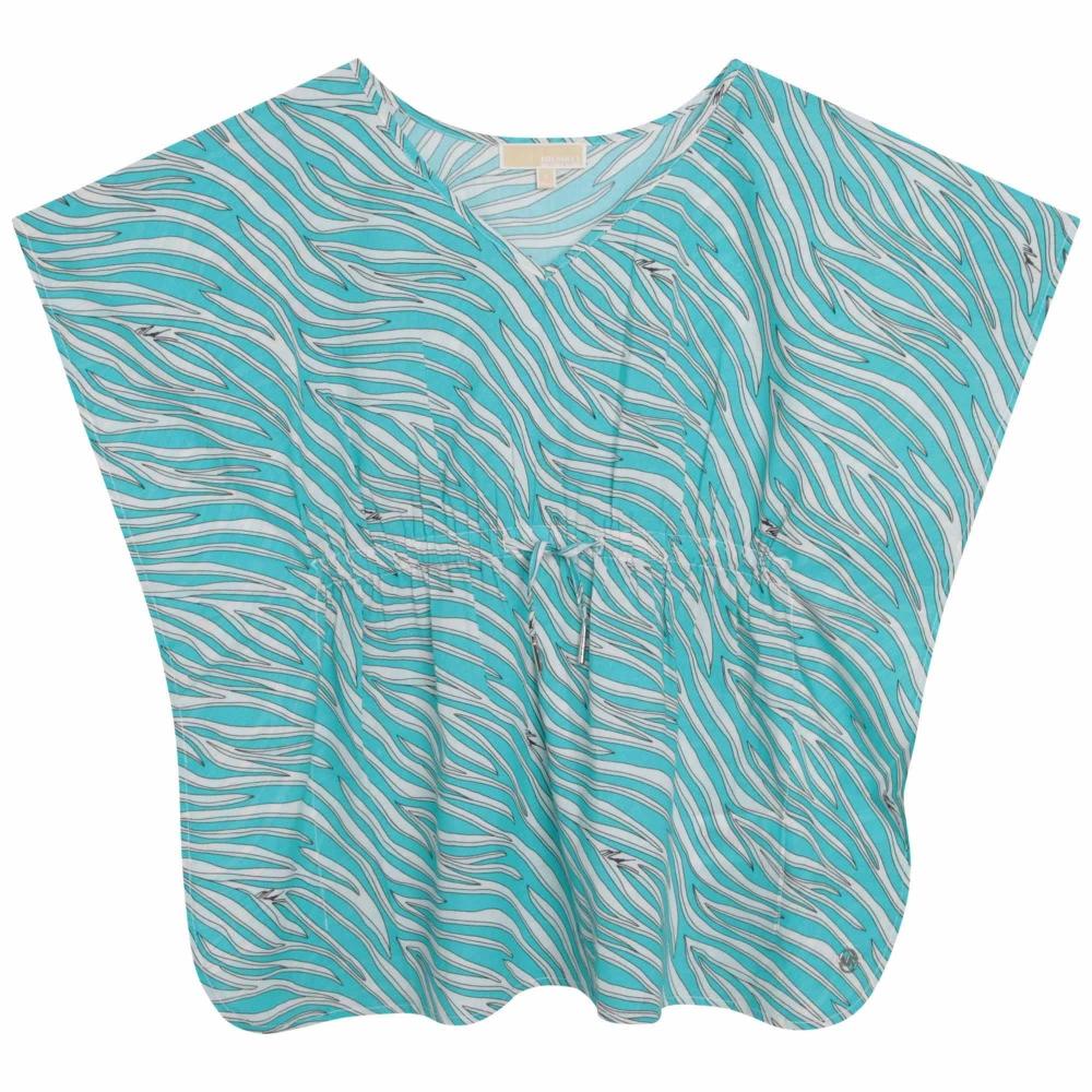 

Michael Kors Blue Хлопковое пончо синее