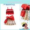 Fantasia de Princesa Moana para Crianças Meninas Roupa de Fantasia Presente de Natal