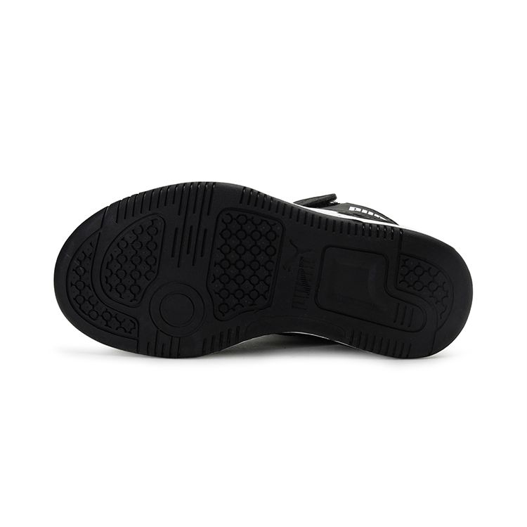 Puma Rebound Joy Little Kid Black White Kids Sneakers 374688-01