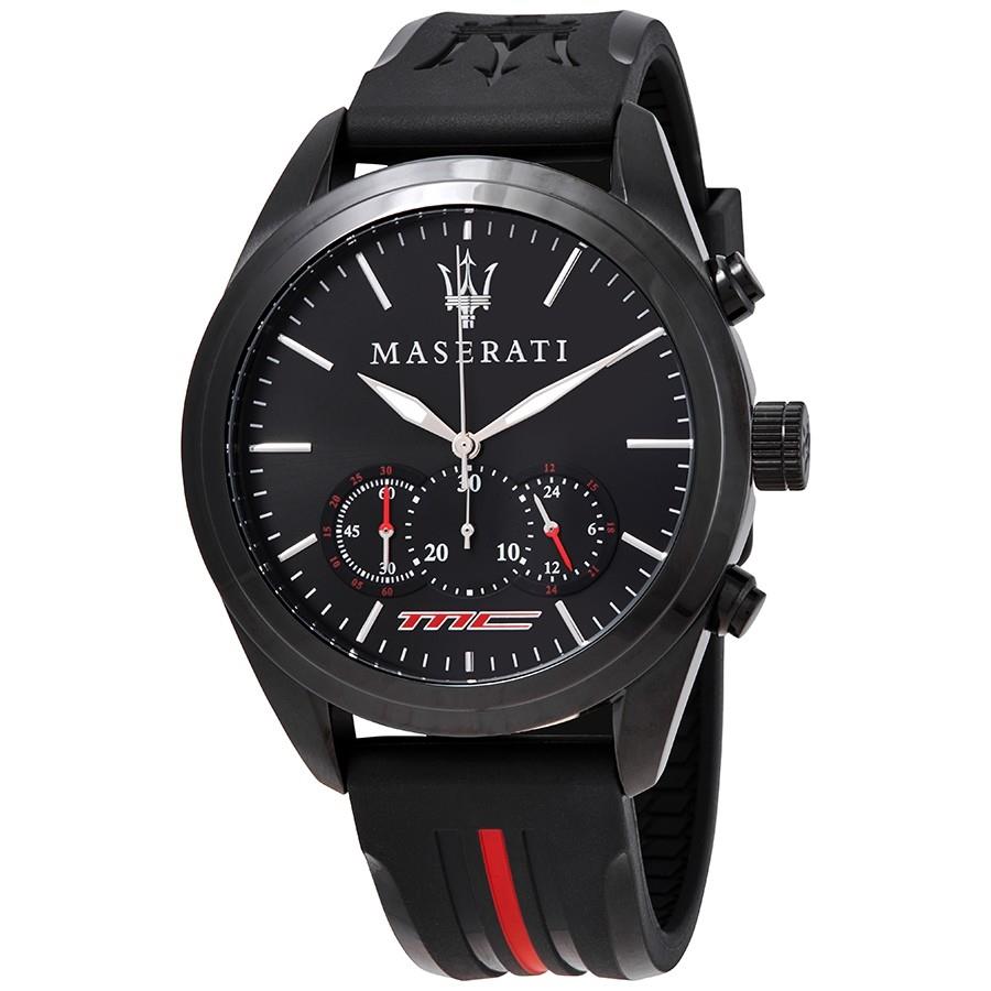 MASERATI Montre Homme Traguardo Noir R8871612004 Noir 