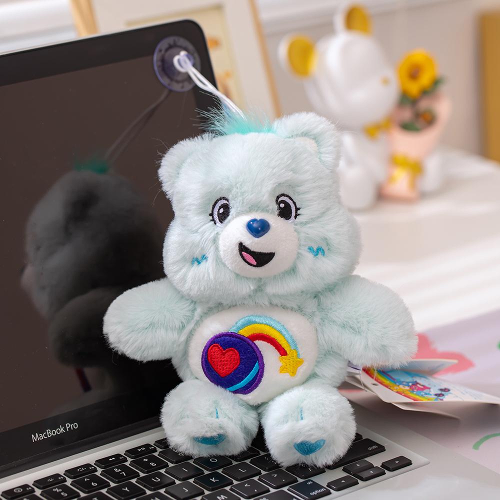 20cm Sucker Plush Toys Care Bears Pendant Bag Accessories Keychain Bag Car backpack stuffed Pendant Girls Boys Gift