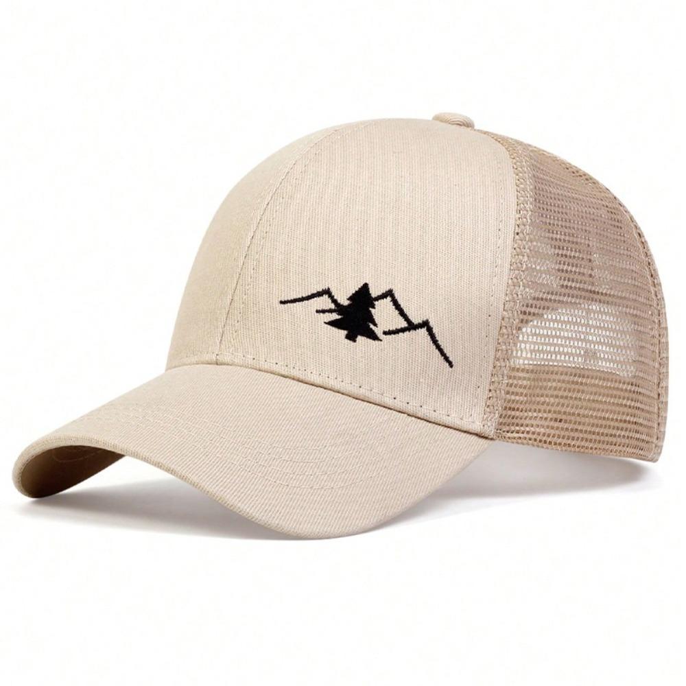 Breathable Mesh Duckbill Cap Adjustable Trucker Hat Vintage Snapback Hat Summer хаки