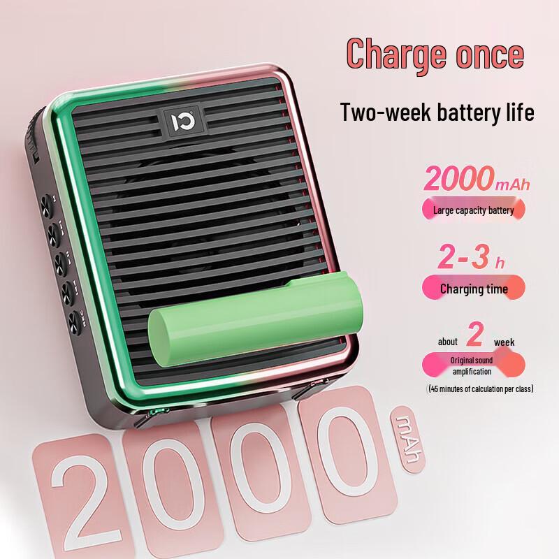 SHIDU M2 Wireless Portable Voice Amplifier CN plug (adapter included)