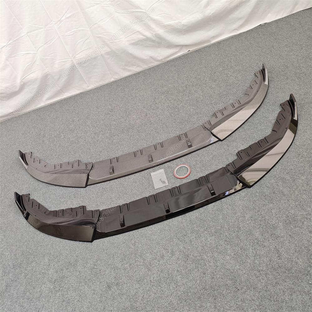Car Front Bumper Splitter Lip Diffuser For BMW 4 Series G24 G26 420i 430i I4 M50 M-Sport Gran Coupe 4Door 2021-2024 ABS Body Kit