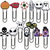 Creative Halloween Cartoon Bookmarks - Colorful Office Paperclips, DIY Accessory, Large Size