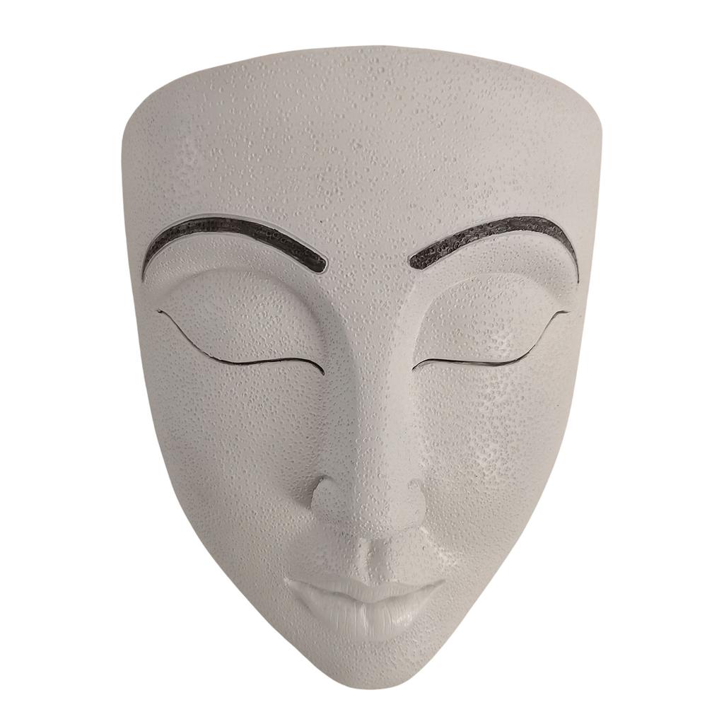 Head Wall Planter Resin Head Flower Pot Creative Human Face Flower Pot For Indoor Outdoor Plants Easy To Install DIY Sculpture