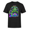 Steven Rhodes Unisex Adult Anxiety Attack Tie Dye Glow In The Dark T-Shirt