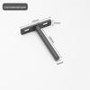 T-Shaped Invisible Shelf Bracket: Wall Mount Bookshelf & Storage Support.