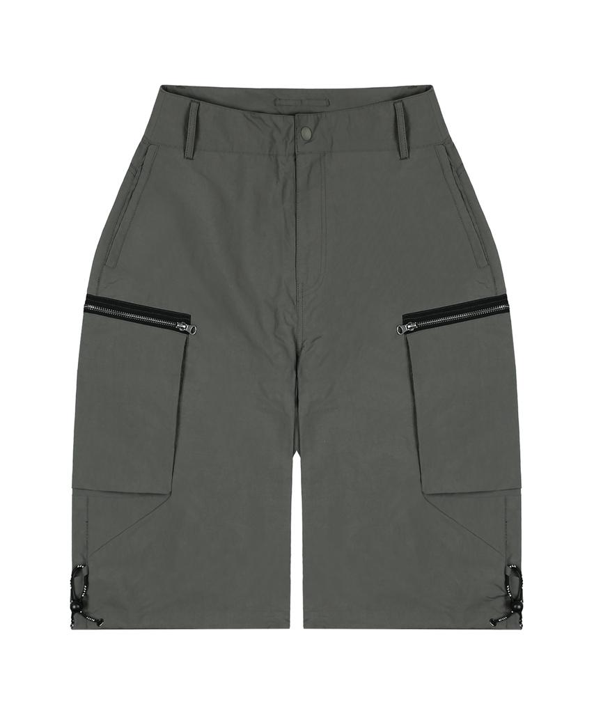 GLACK Gp037 Solid Cargo Bermuda Pants (Olive)