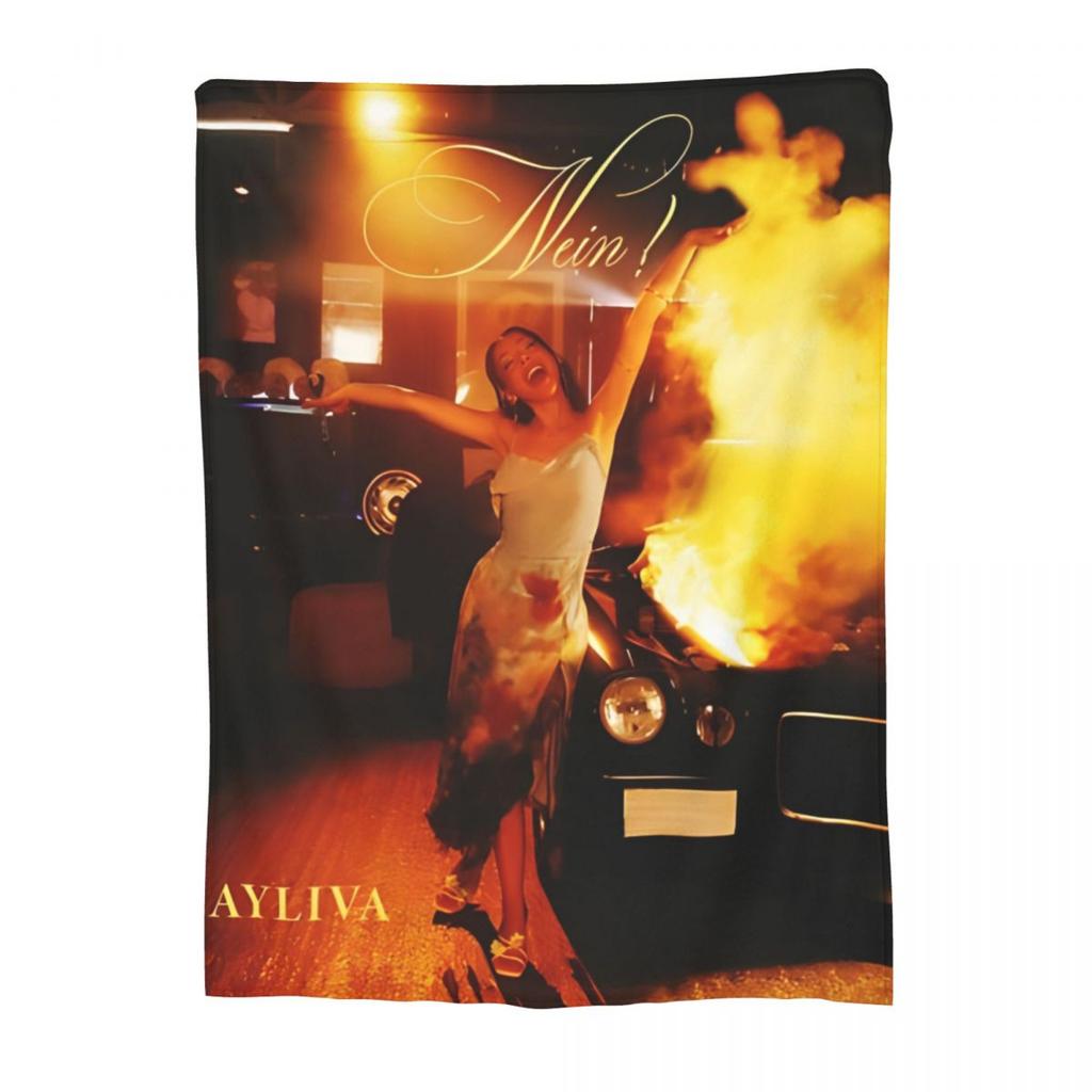 Ayliva Singer and Musician Gift Blanket For Men Women Album Cover Super Soft Cozy Throw Blankets for Couch Multi-size