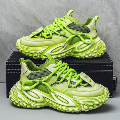 Sneakers da Uomo Verdi Originali Piattaforma Comoda Moda Sneakers Uomo Strada Hip-hop Sneakers Casual da Uomo zapatillas de hombre