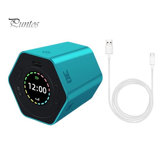 

Портативный таймер Pomodoro, шестигранный перекидной таймер, двойной режим времени, производительность, куб, беззвучный режим, регулируемый звуковой сигнал для работы, учебы, управления офисными задачами синий