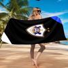 Qarabag Soccer Team Crest Design Beach Towel, Quick-drying, Easy to Care for, Suitable for Both Fitness and Beach Vacations,Sports Essential