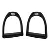 2PCS High Strength Stirrups Engineering Plastic Anti Slip Safety Stirrups for Horse Riding Accessories Black