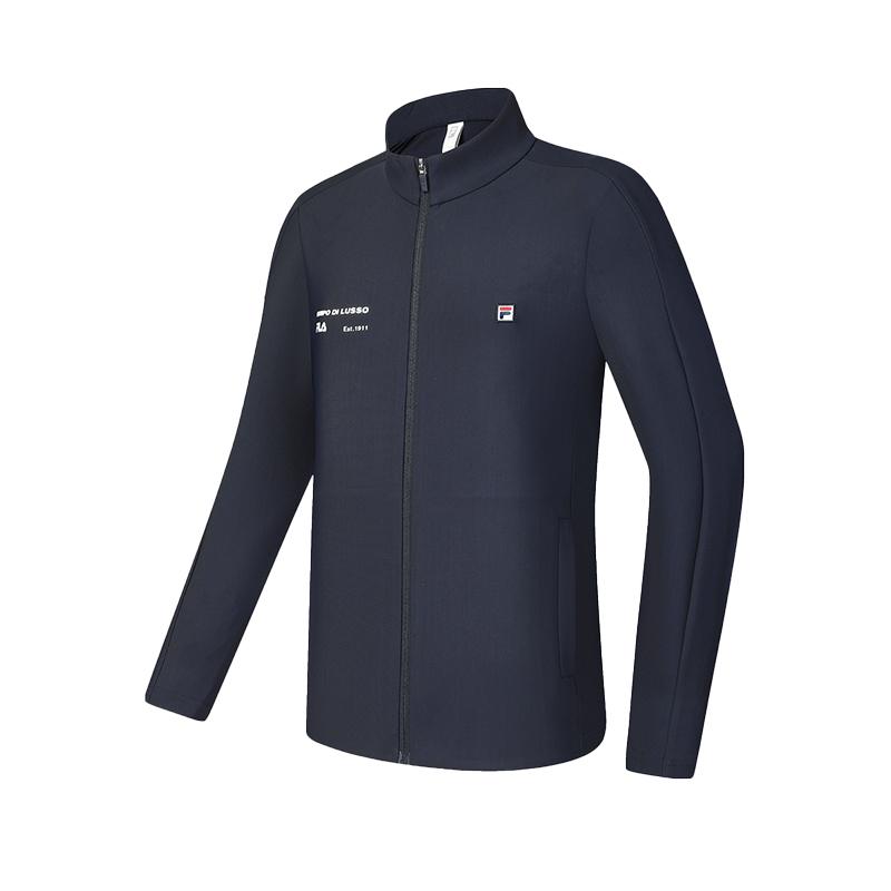 FILA Simple Mature Coach Jacket Men Jackets Royal-Blue A11M433505FNV