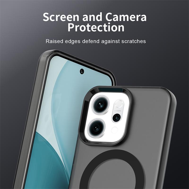 Transparent Case For Oppo Reno 14 Pro Case Oppo Reno14 Pro Magnetic Adsorption Wireless Charge Cover For Oppo Reno 14 Pro Case