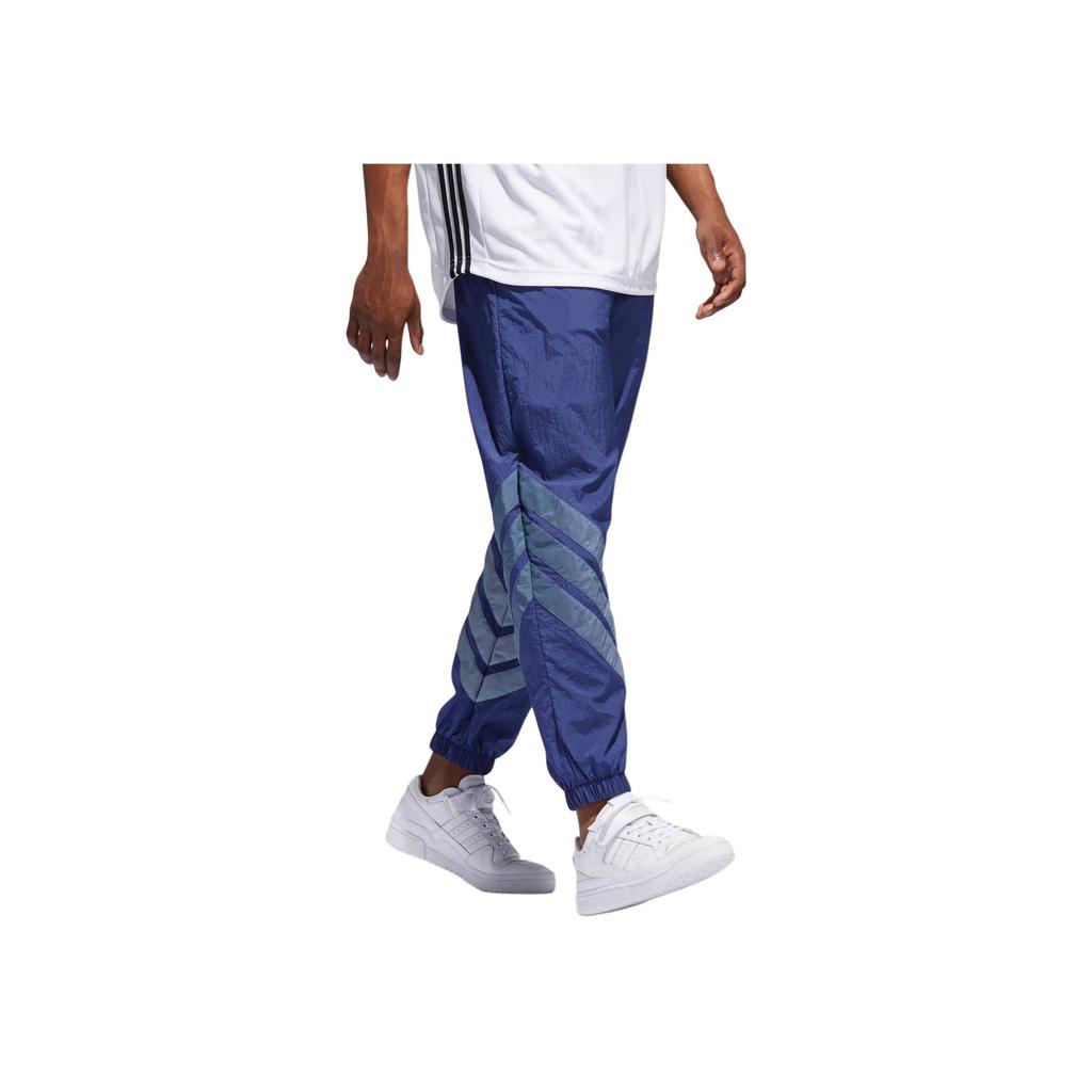 adidas Originals Logo Comfortable Soft Casual Pants Men Bottoms Indigo White CE4814