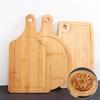 Holzschneidebrett, Küche, Backen, Massivholz, Brotbrett, Bambus-Schneidebrett, Pizzabrett, Brotschneider, natürlicher Mittagsteller