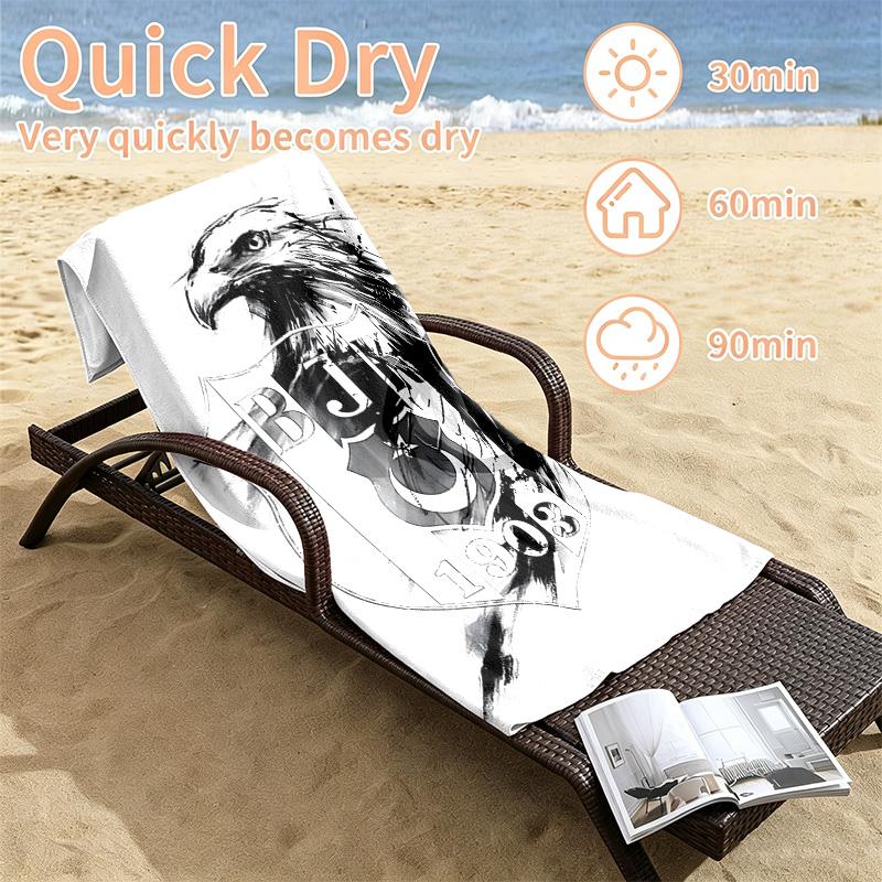 Besiktas JK Beach towels also serve as bath towels summer essential a musthave for the outdoors the beach and the pool