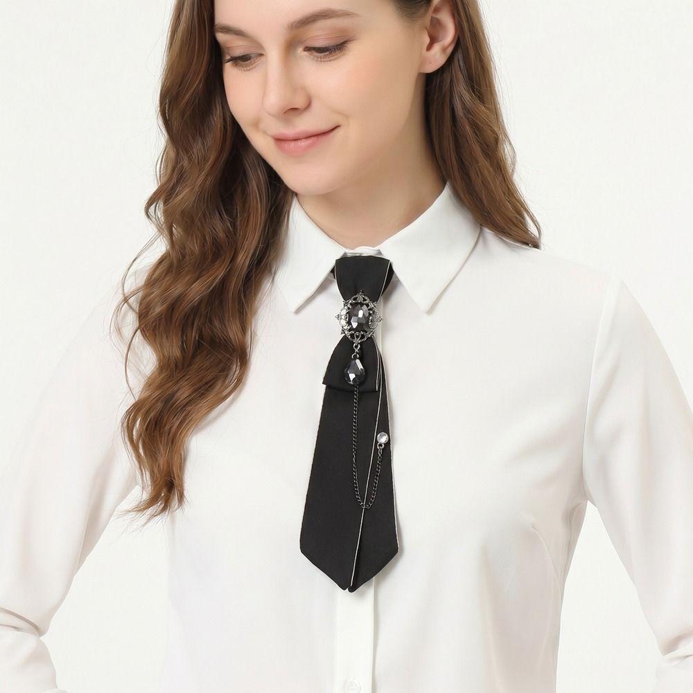 Choker Bow Tie Geometric Pre-tied Tie Fashion Zinc Zinc Alloy Rhinestone Necktie Cool Girls / Boys