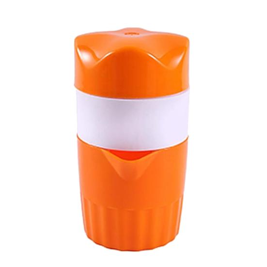 

Portable Mini Manual Juicer Fruit Orange Citrus Lemon Juice Bottle Cup Squeezer помаранчевий