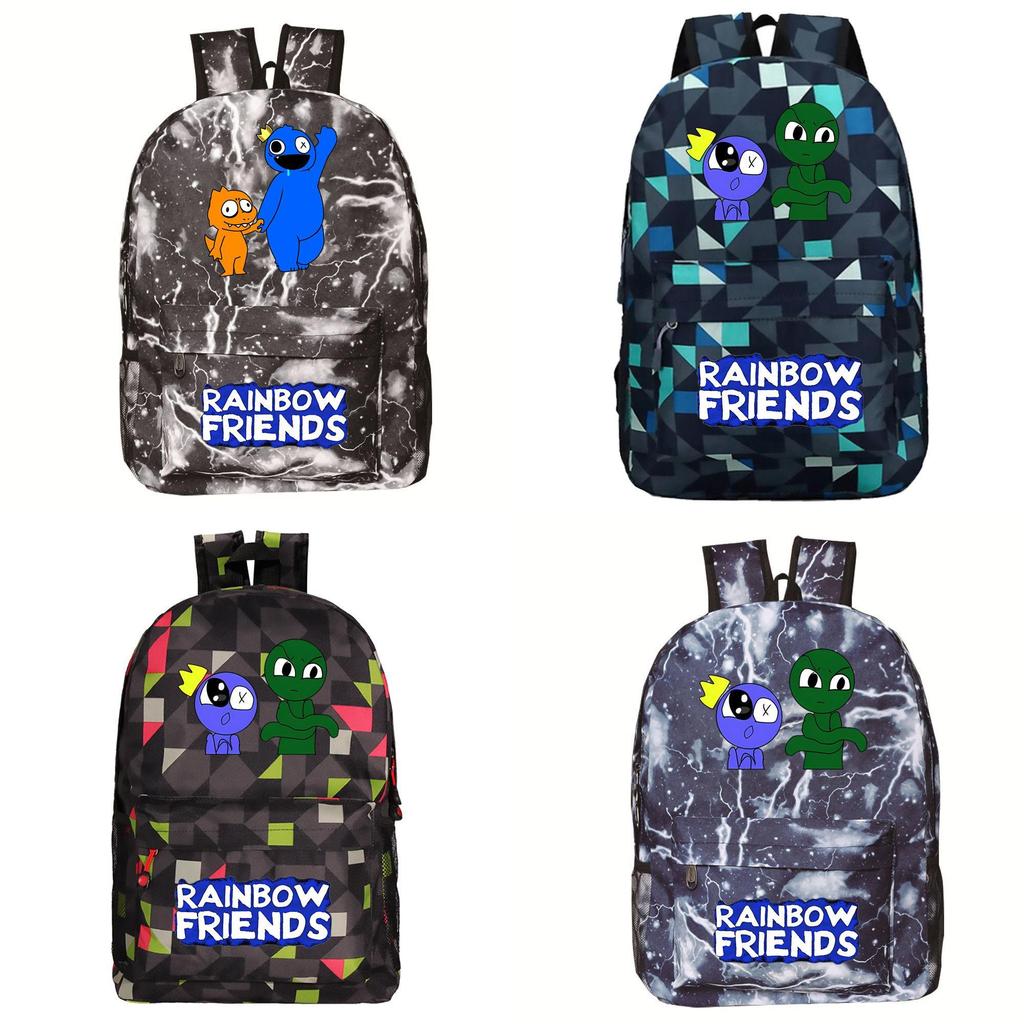 Roblox Rainbow Friends Large Capacity Student Backpack Bag Book
