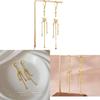 Geometric Star Drop Pendant Earrings For Women With Alloy Electroplating And Unique Style