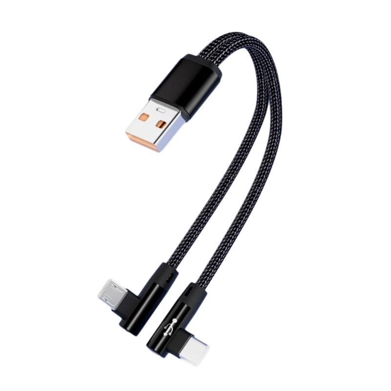 

Угловой Type C и USB кабель для зарядки 90 градусов, 5A, для быстрой зарядки и синхронизации данных