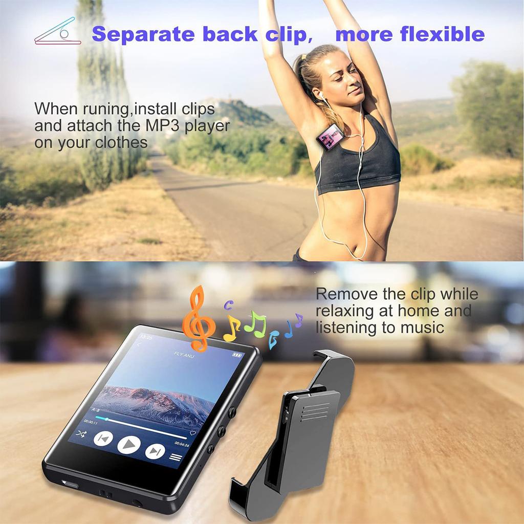 2.8 Inch Bluetooth MP3/MP4 Reading Touch Screen Mini Student Portable Music Player