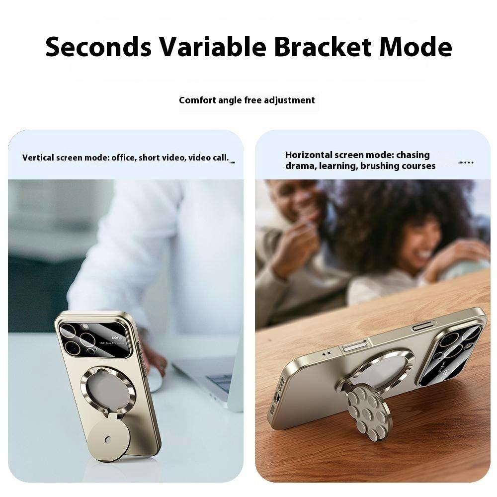 For iPhone 14 Pro Max Case Compatible with MagSafe Suction Cup Kickstand PC Phone Cover