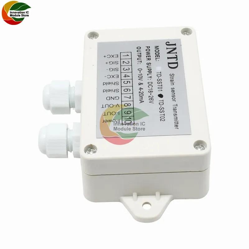 Load Cell Amplifier Strain Transducer Gauge Weighing Transmitter Sensor Module 0-5V 0-10V 4-20mA Output for Industrial Use