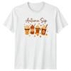 Autumn Sip Unisexs TShirt Pumpkin Spice Latte Fall Drinks