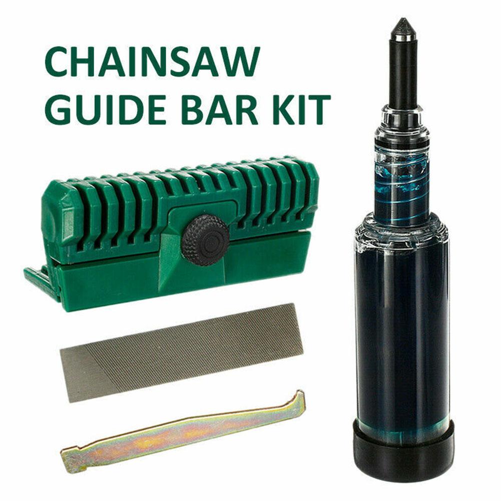 Cleaner Chainsaw Guide Grease Tool Polishing Blade 4 Pcs