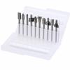 10PCS 1/8" Shank Router Bits Set HSS Material Flush Trim Bit Durable Wood Carving Bit  Woodworking