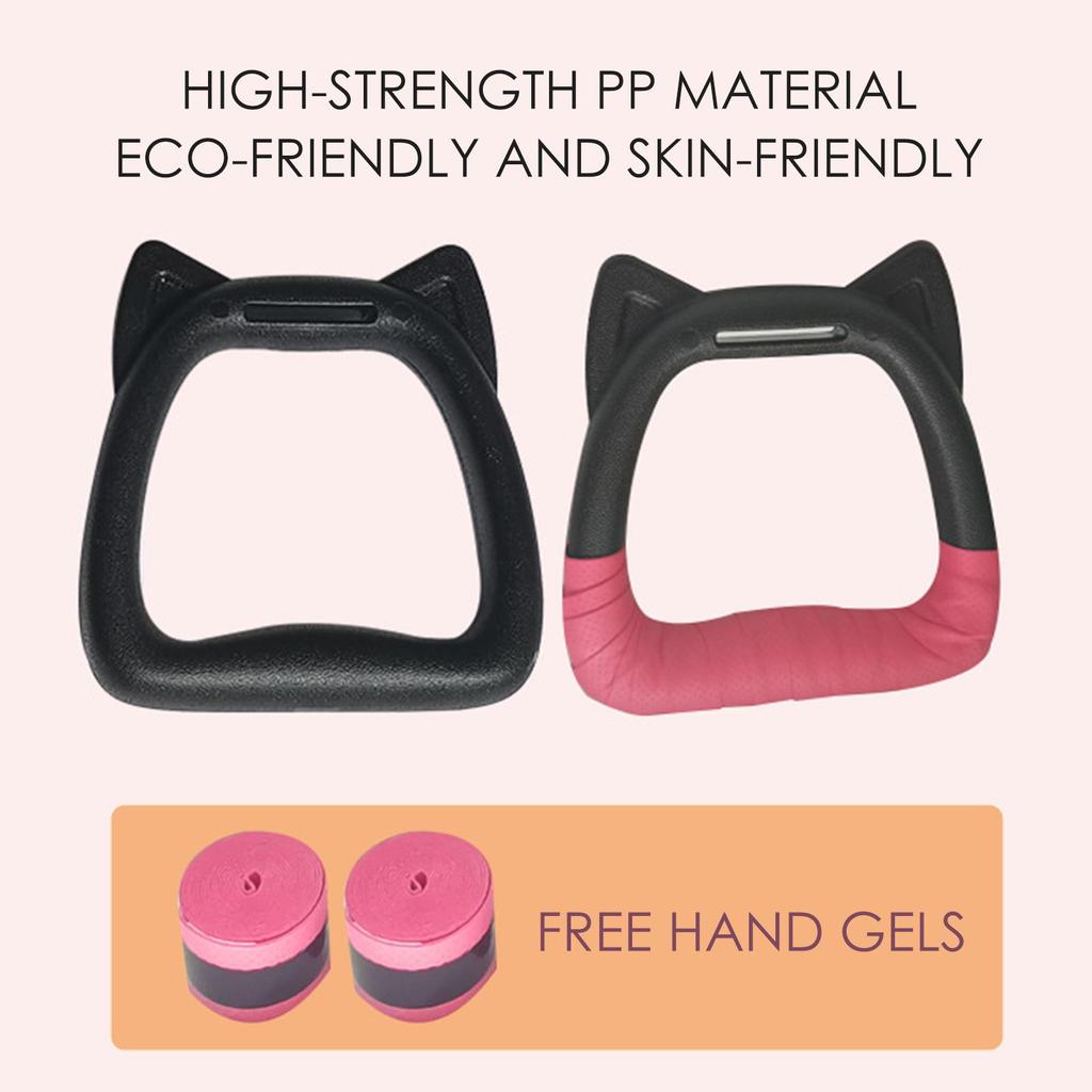 Gymnastics Rings for Kids Gym Ring with Adjustable Straps Buckles Indoor Fitness Home Playground