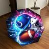 1pc Indianapolis Colts Helmet Artwork Umbrella with Plastic Handle,Suitable for All Seasons Home Travel Outdoor UmbrellaDD449